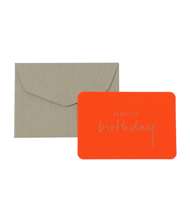 Le Typographe HAPPY birthday ミニカード