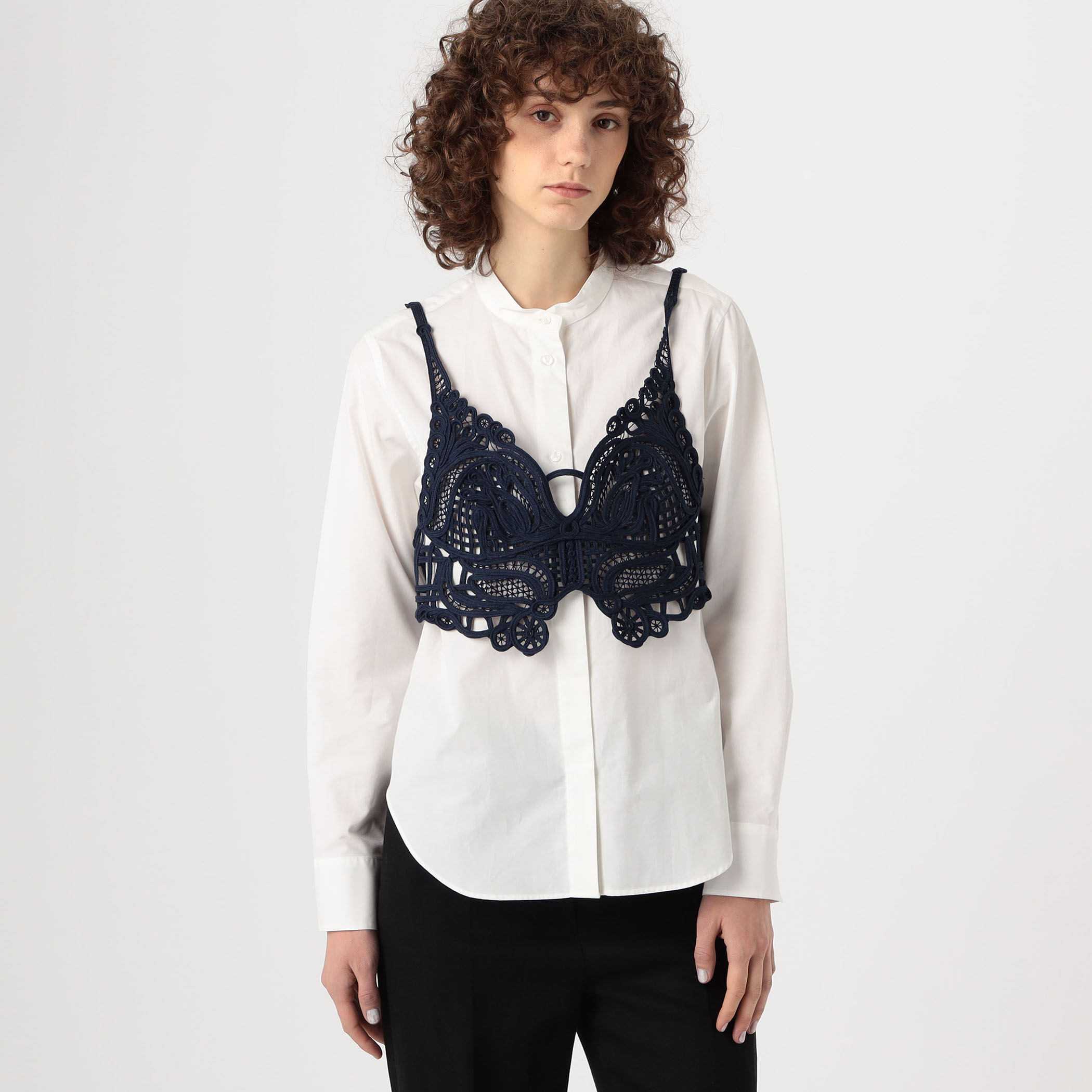 Mame Kurogouchi Cording Embroidery Vest｜トゥモローランド