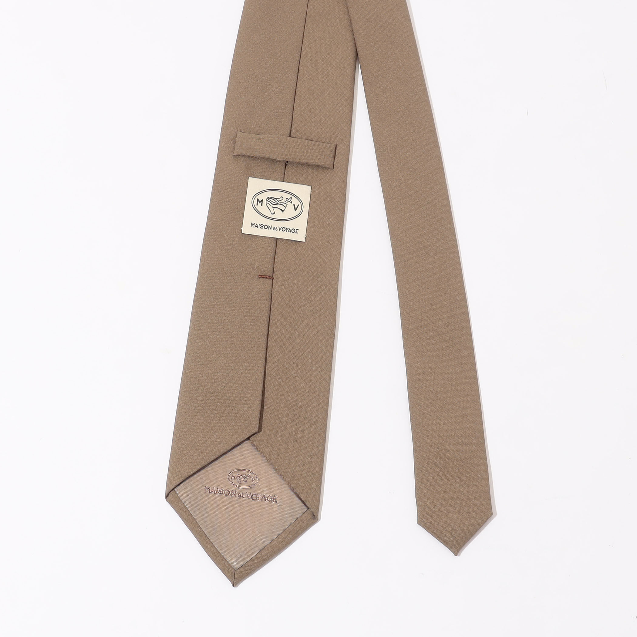 MAISON et VOYAGE テックウール ソリッドレギュラータイ