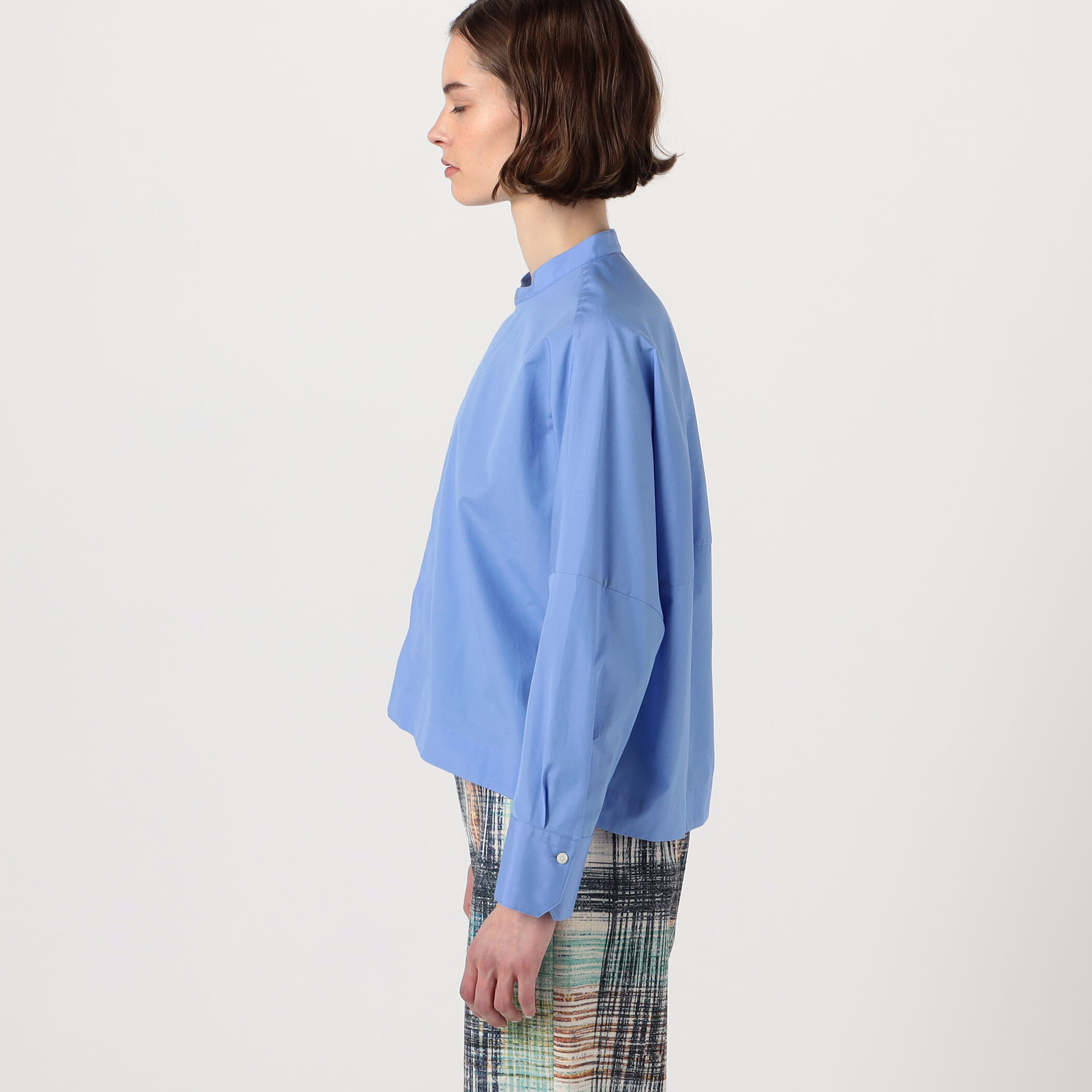 MACPHEE 【MACPHEE】コットンブロード コクーンシャツ