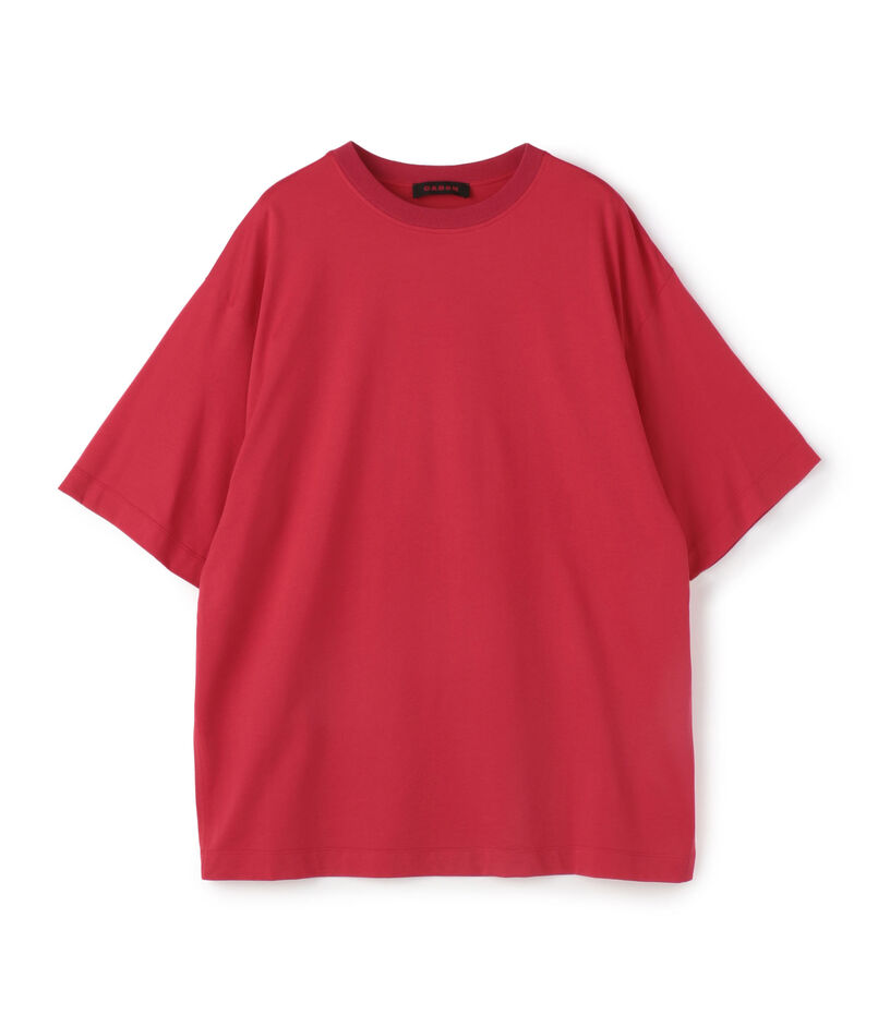 CABaN コットン ドロップショルダークルーネックプルオーバー