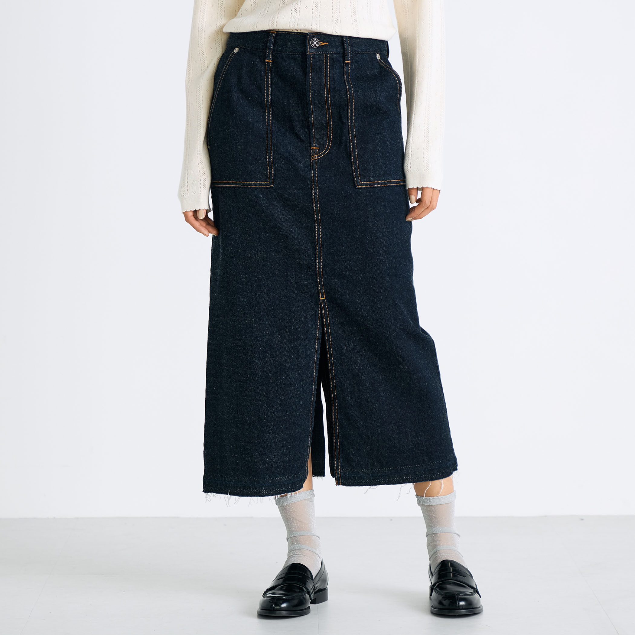 ワンウオッシュ エッセンシャルデニム スカート｜トゥモローランド