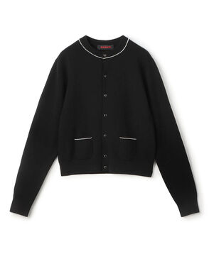 コットンカシミヤ パールポケットカーディガン