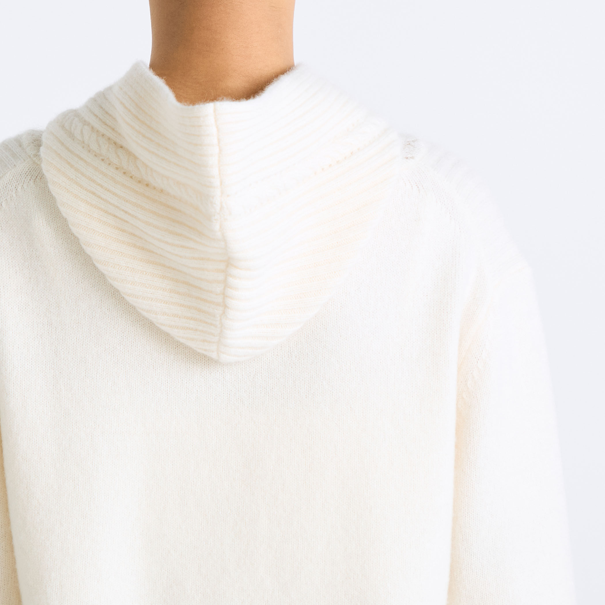 パッチワークレース フーデットニット｜トゥモローランド 公式通販