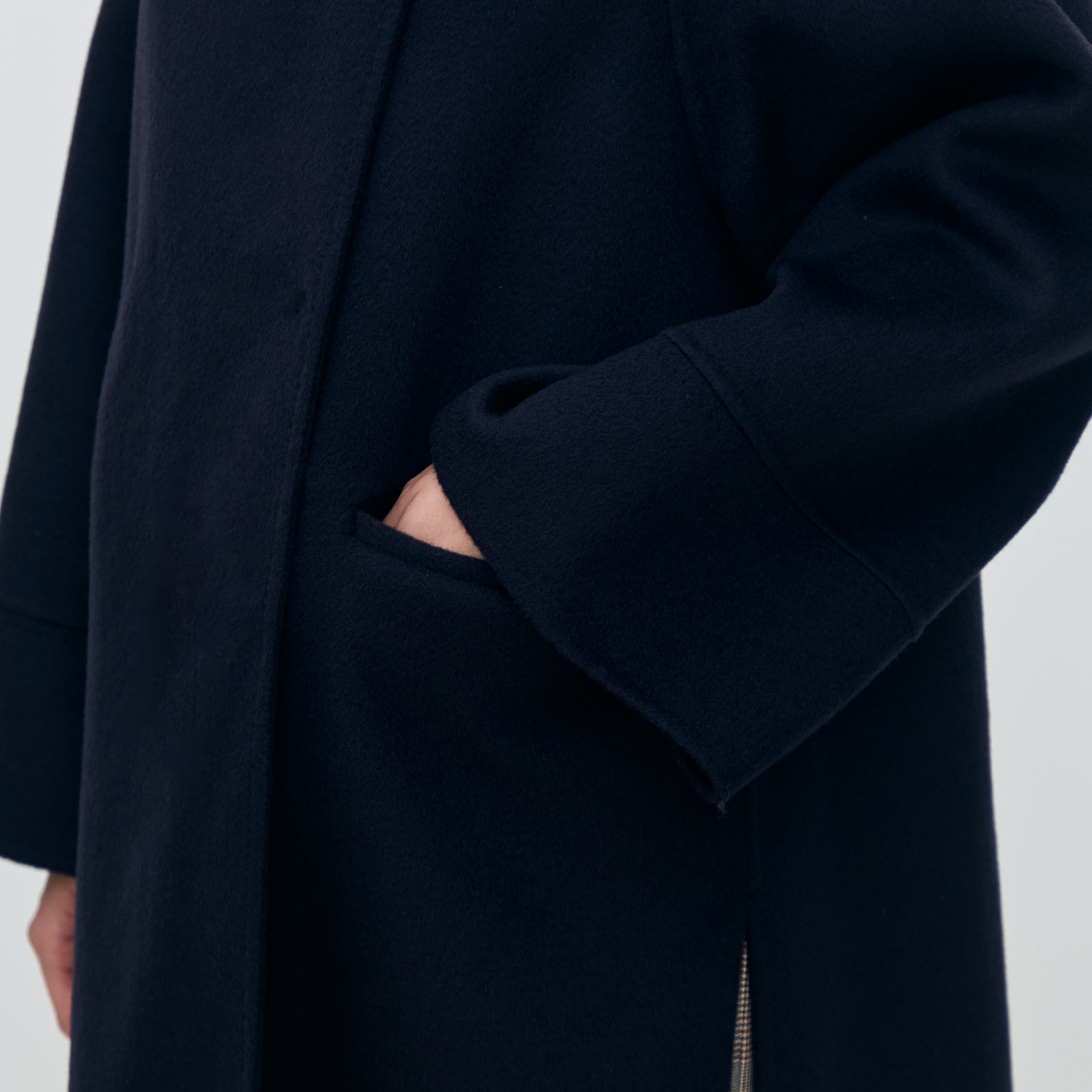 スーパーダブルフェイス スタンドカラーコート｜トゥモローランド 公式通販