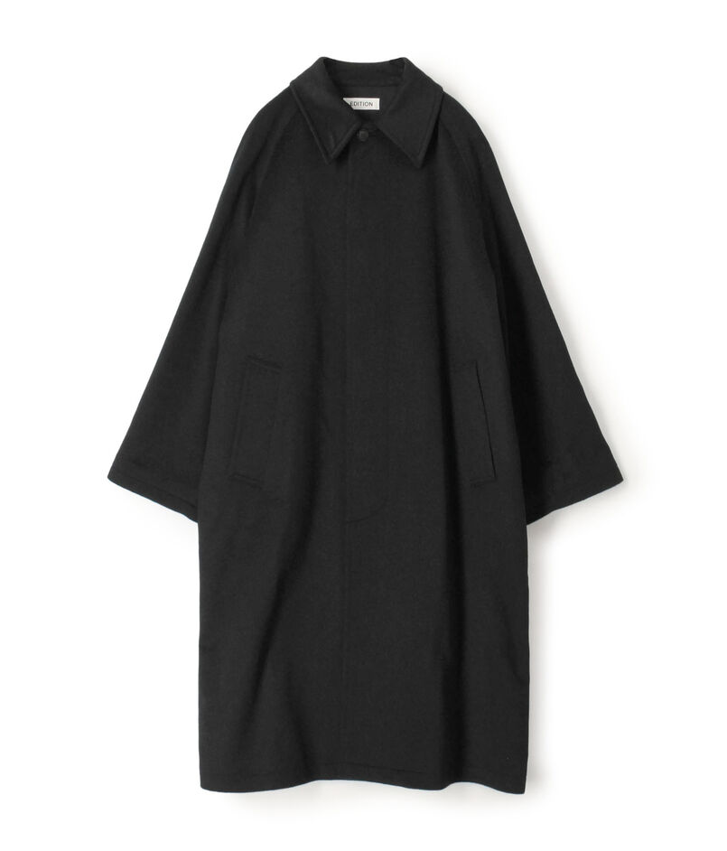 カシミヤ ステンカラーコート