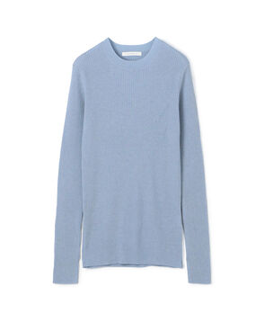 プルミエールウールリブ クルーネックプルオーバー