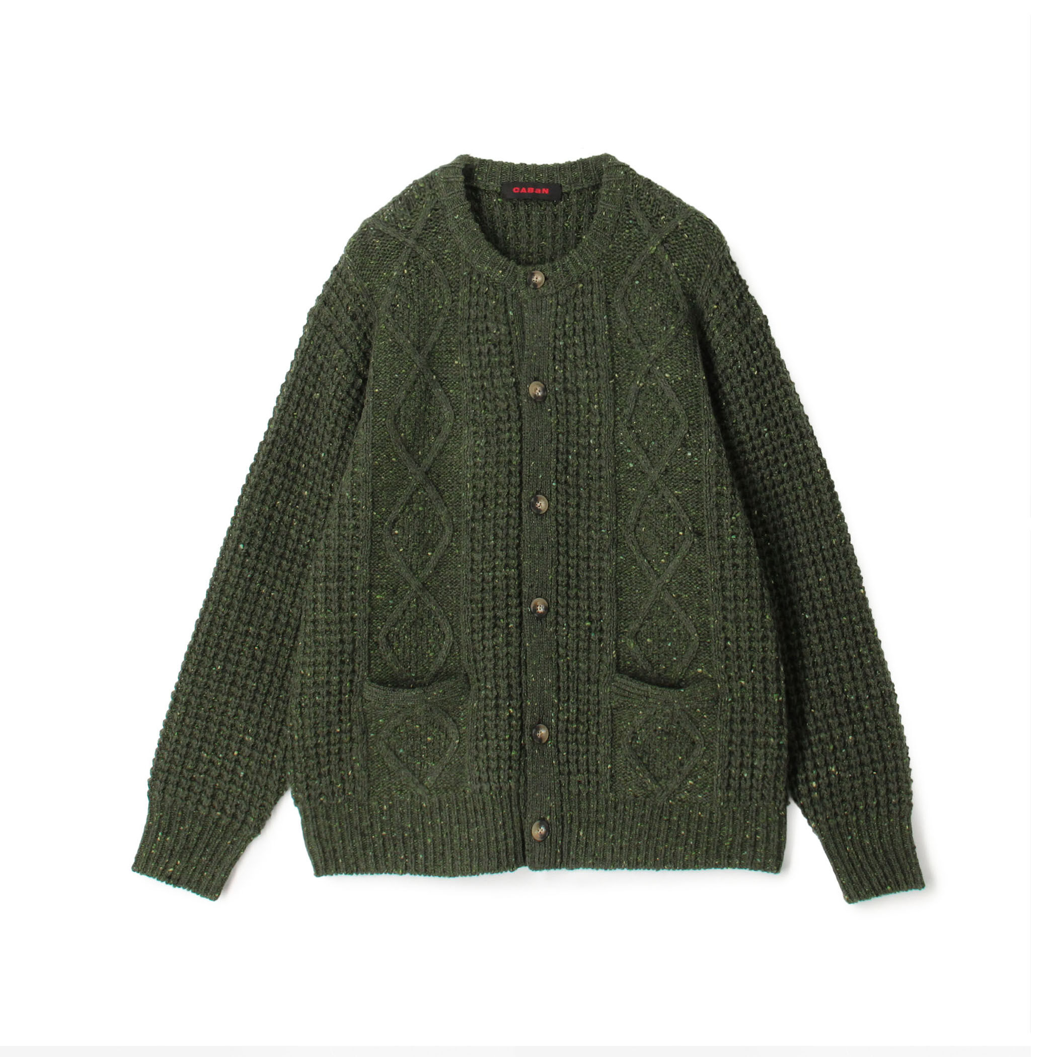 ウールネップ ケーブルカーディガン｜トゥモローランド 公式通販