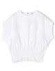 HYKE LINEN SHIRRED BLOUSE