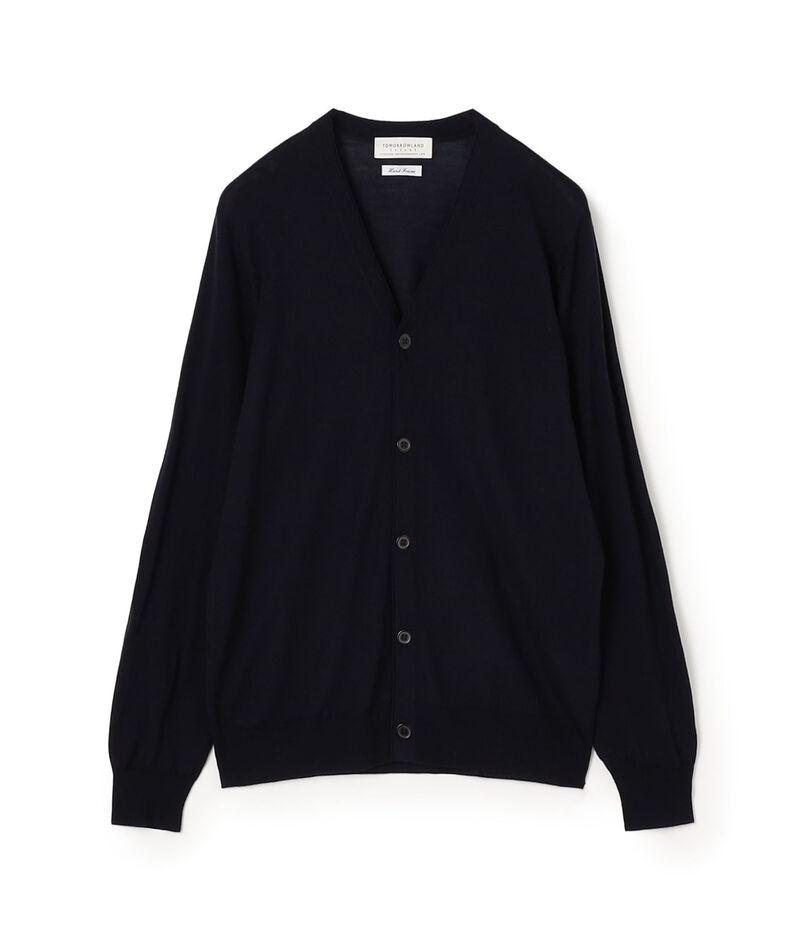 TOMORROWLAND tricot スーパーファインメリノウール Vネックカーディガン S-WOOL