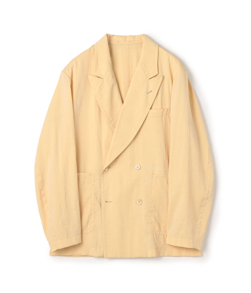 シルクナイロンタフタ ダブルブレステッド4Bジャケット