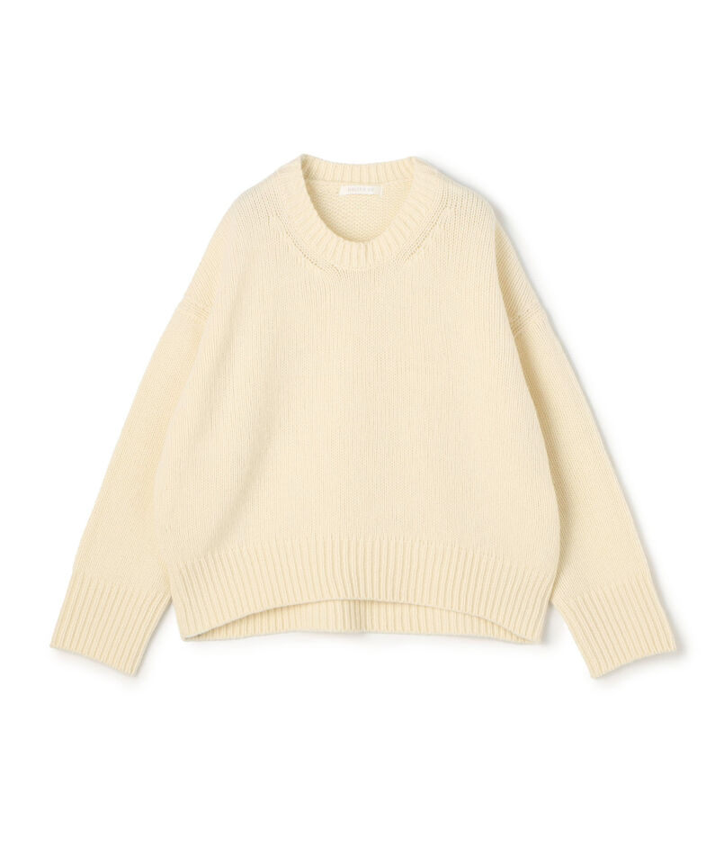 【WEB先行予約】ファインウール クルーネックプルオーバー