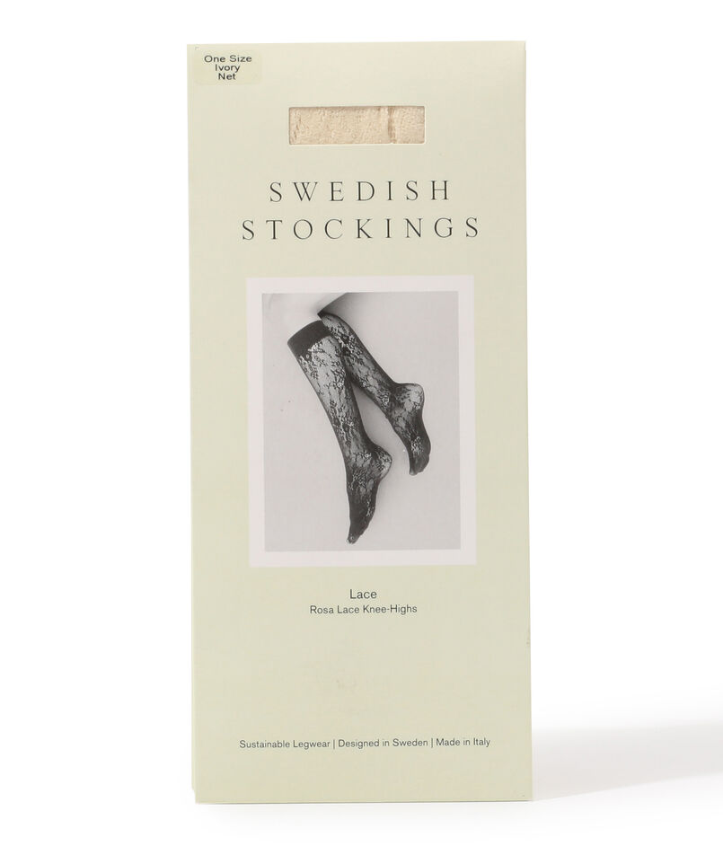 SWEDISH STOCKINGS ROSA ニーハイ レースソックス