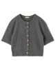 【WEB先行予約】フォックスカシミヤ ハーフスリーブカーディガン