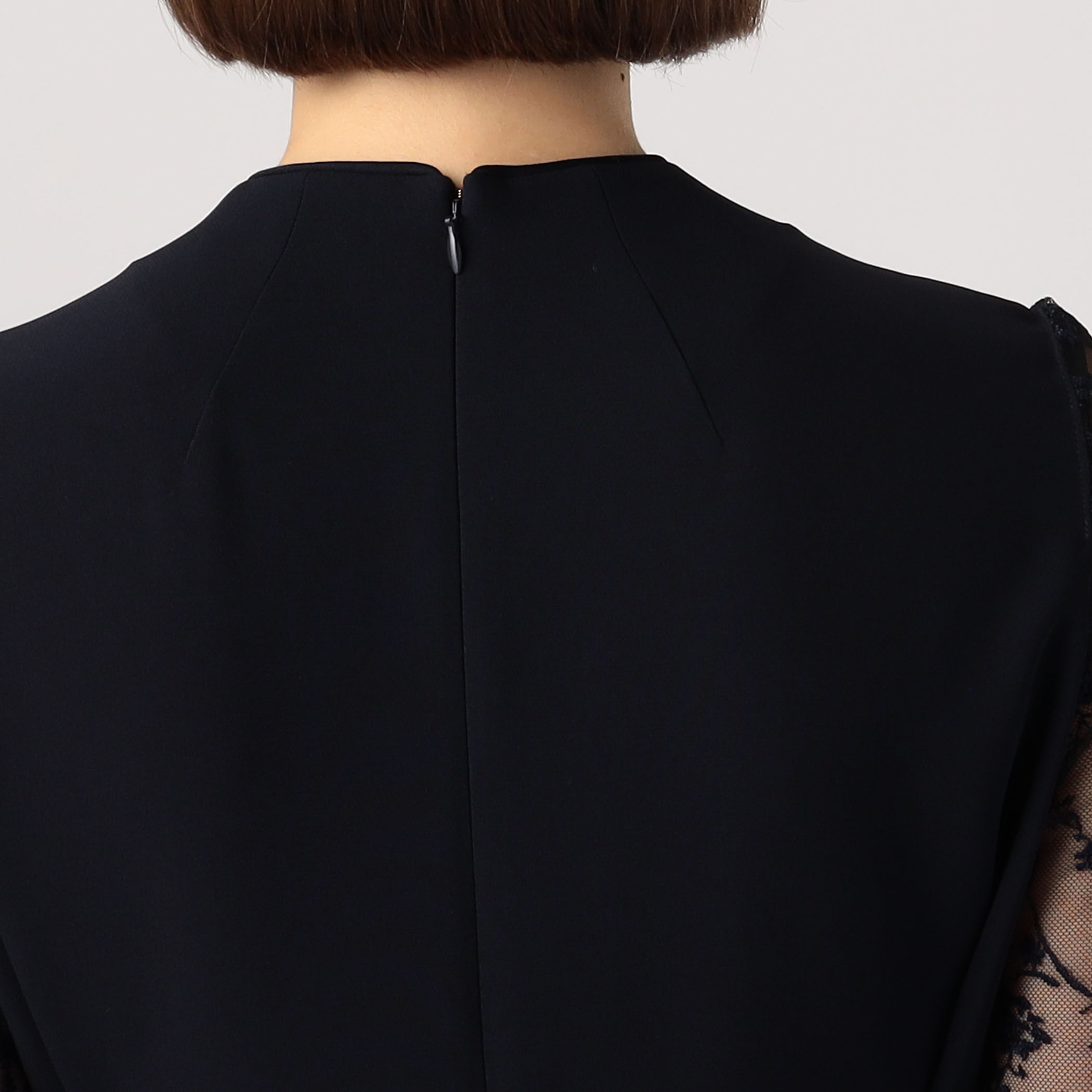 Mame Kurogouchi Acetate Polyester Floral Lace-Sleeve Dress Mame Kurogouchi Acetate Polyester Floral Lace-Sleeve Dress