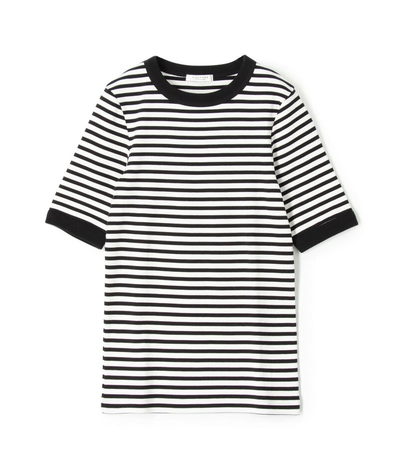 シルキージャージー ハーフスリーブプルオーバー