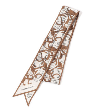 Atelier TOMORROWLAND BIT MOTIF BANDEAU シルクスカーフ