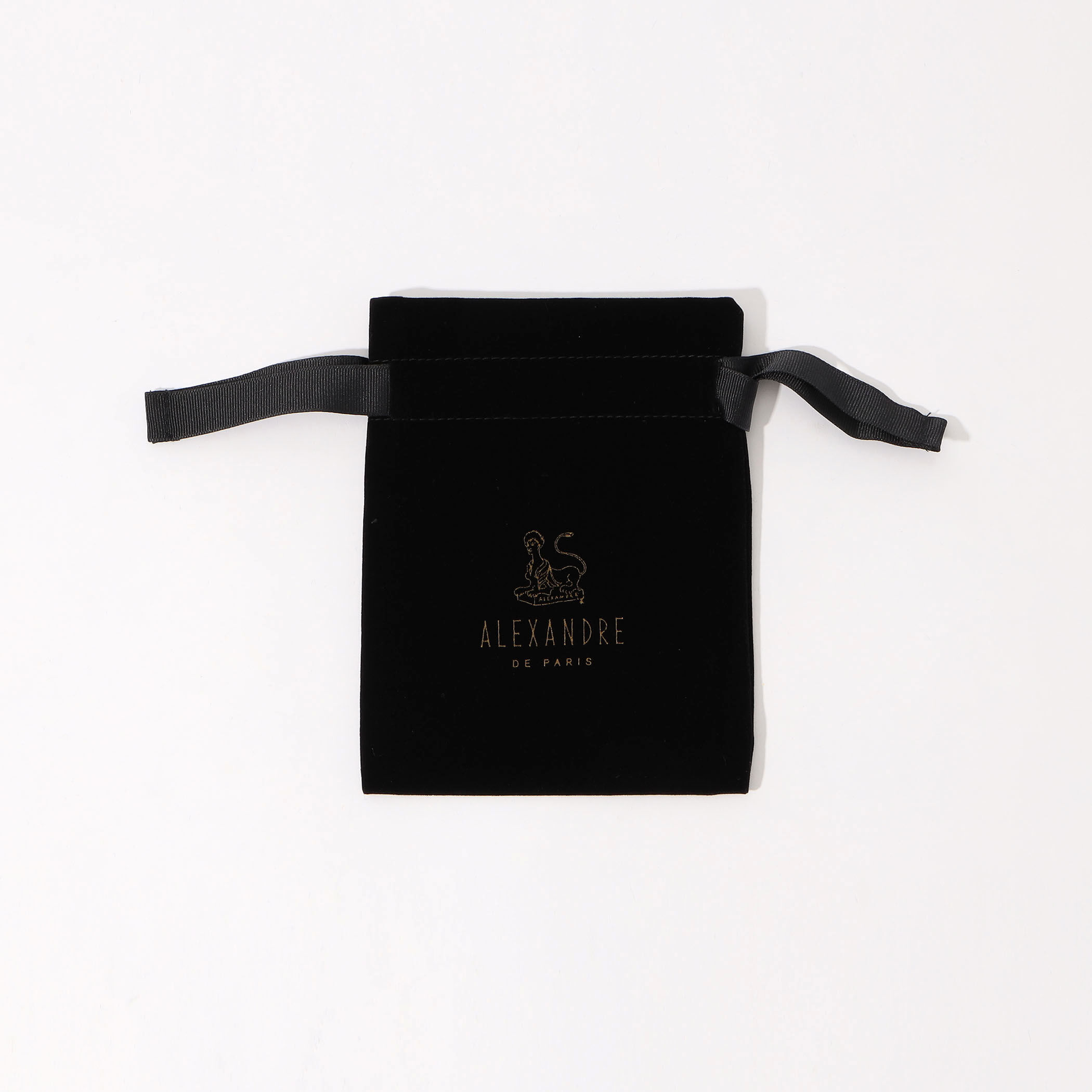 ALEXANDRE DE PARIS ベロアリボンポニー　ブラック　n ポニー｜ALEXANDRE DE PARIS（アレクサンドル ドゥ パリ）