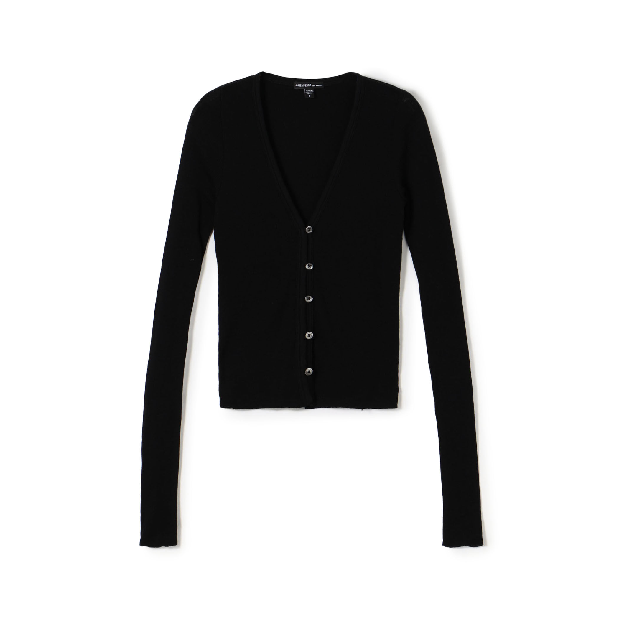 コットンカシミヤリブ Vネックカーディガン WVA2674