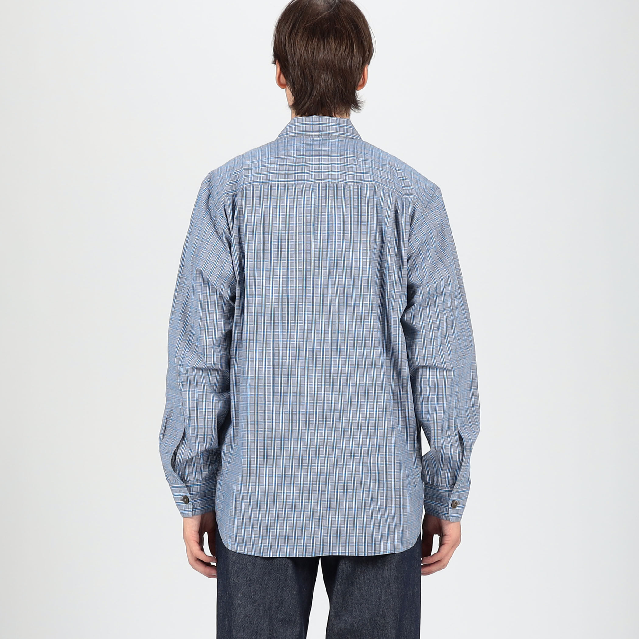 JAN MACHENHAUER Ziggy Shirt コットンダブルポケット チェックシャツ