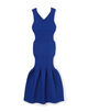 CFCL FLUTED V-NECK DRESS