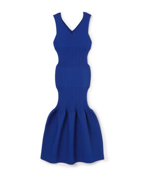 CFCL FLUTED V-NECK DRESS
