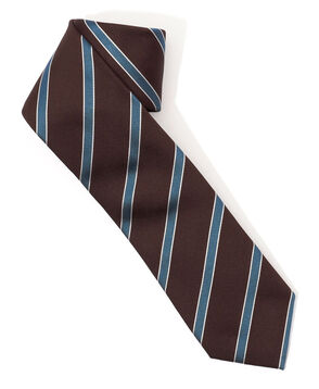 STEFANO BIGI シルク レジメンタル ネクタイ