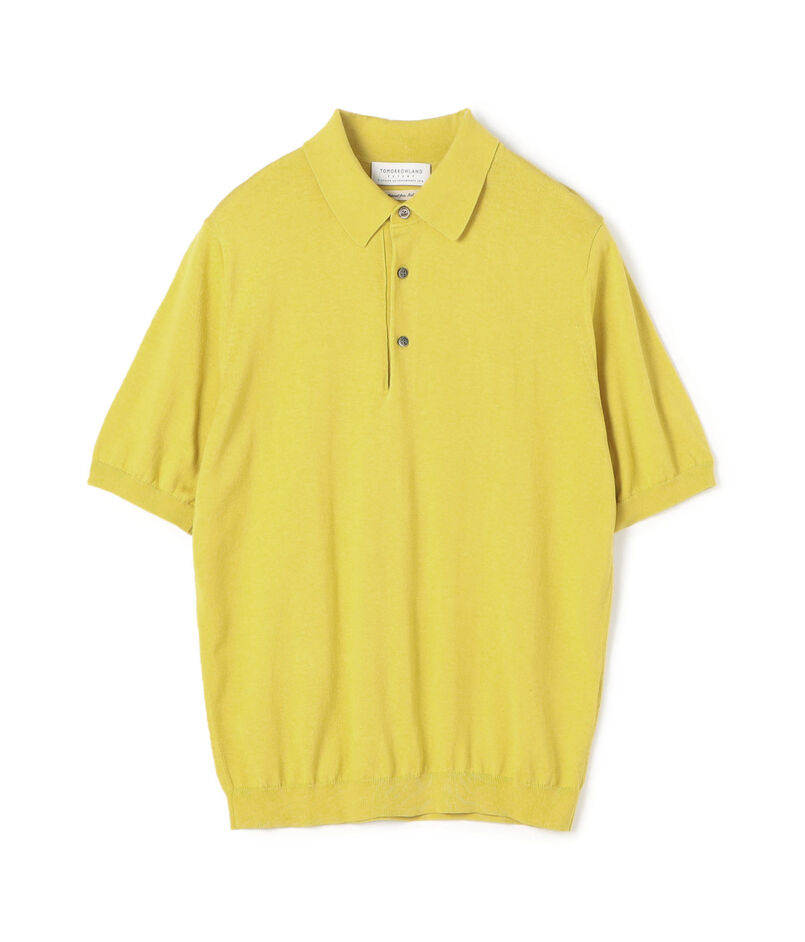 ■シルクコットン ニットポロシャツ SESIA