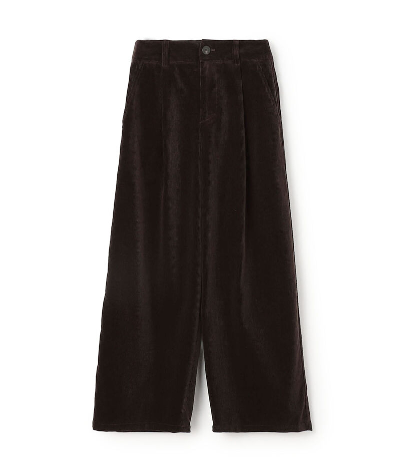 【WEB先行予約】シャンカールコットンコーデュロイ タックワイドパンツ