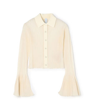 CFCL HYPHA GLITTER SHIRT CARDIGAN