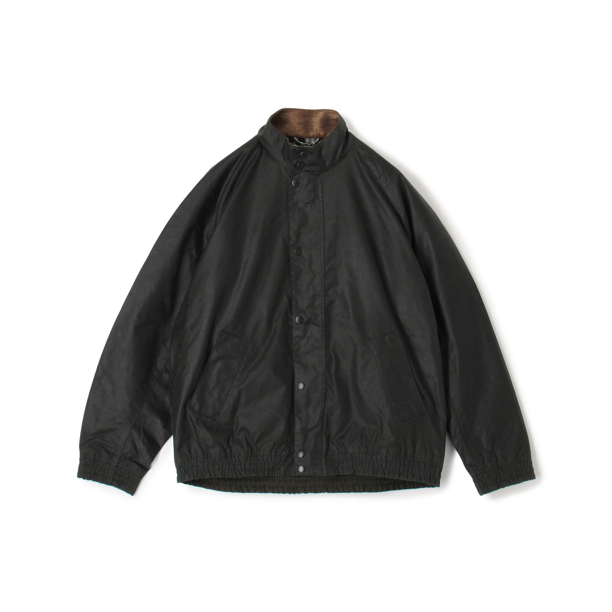 Barbour TRANSPORT コットン スタンドカラー ワックスジャケット