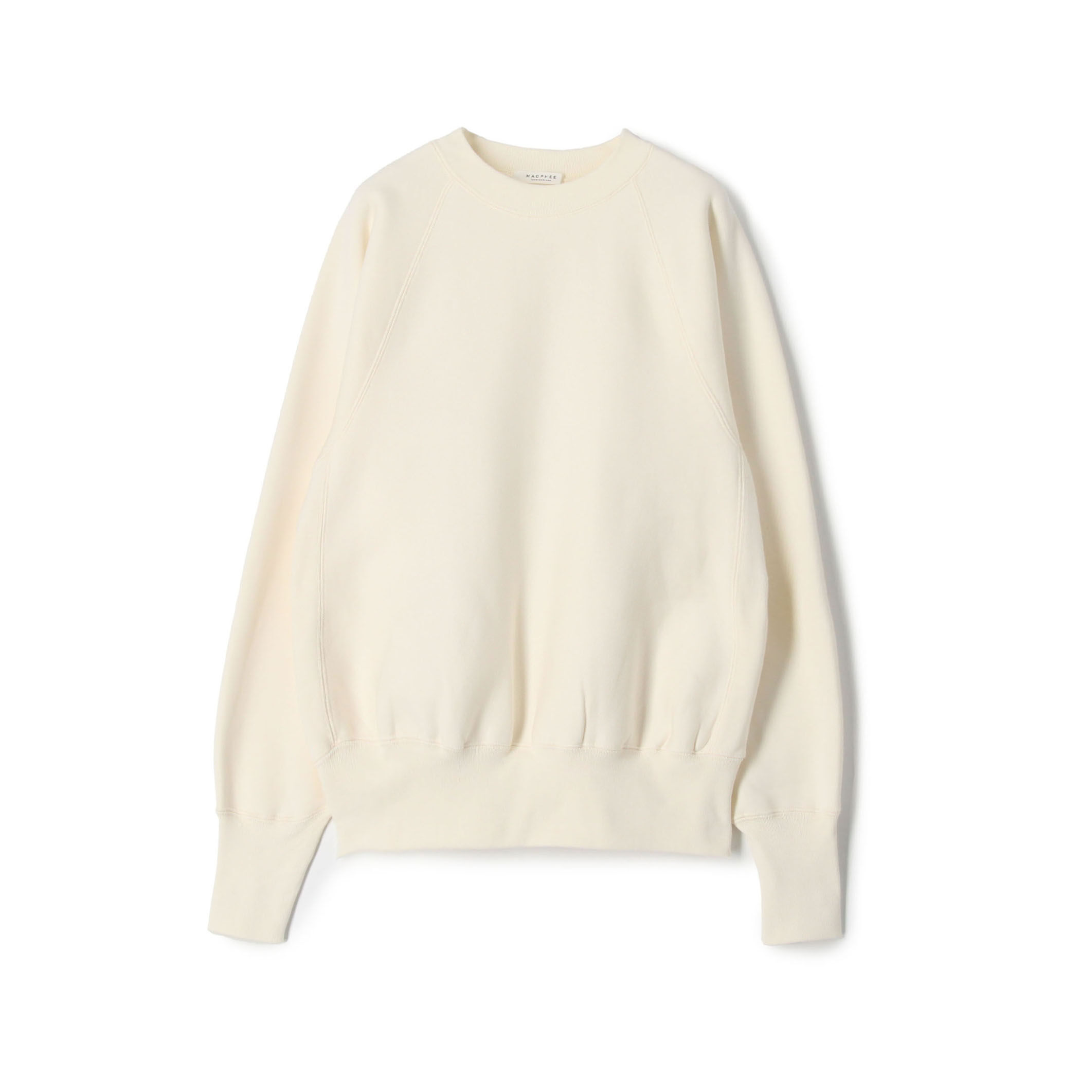 【新品タグ付き】MACPHEE コットンジャージー クルーネックワンピース MORE10%OFF対象〉コットンジャージー クルーネックワンピース