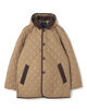 【別注】LAVENHAM DENSTON ウール フーデッドキルティングコート