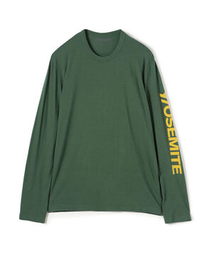 YOSEMITE グラフィックプリント ロングスリーブプルオーバー MLJ3351AM