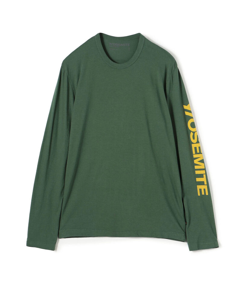 YOSEMITE グラフィックプリント ロングスリーブプルオーバー MLJ3351AM