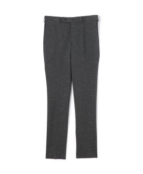 ウールナイロン スリムストレートパンツ