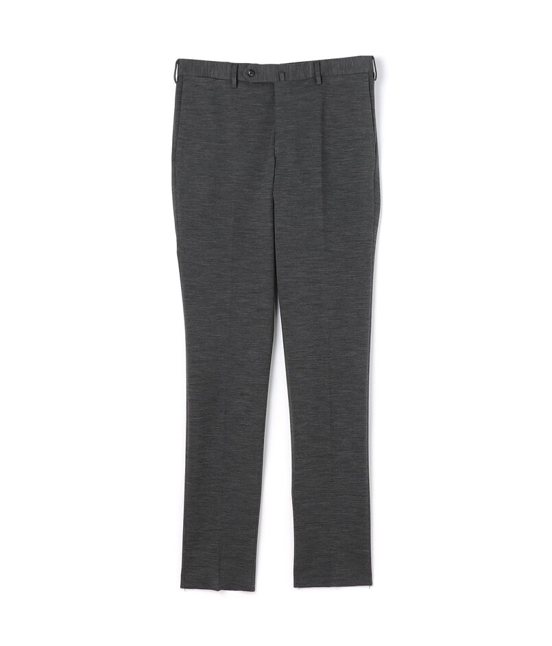 ウールナイロン スリムストレートパンツ