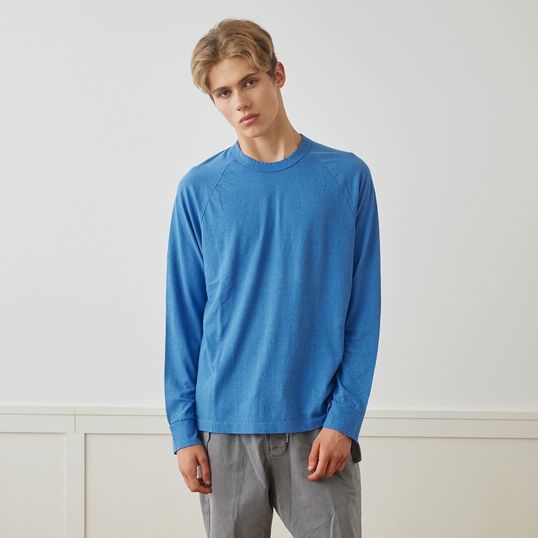 ソフトスラブジャージー ラグランスリーブプルオーバー MMCL3566