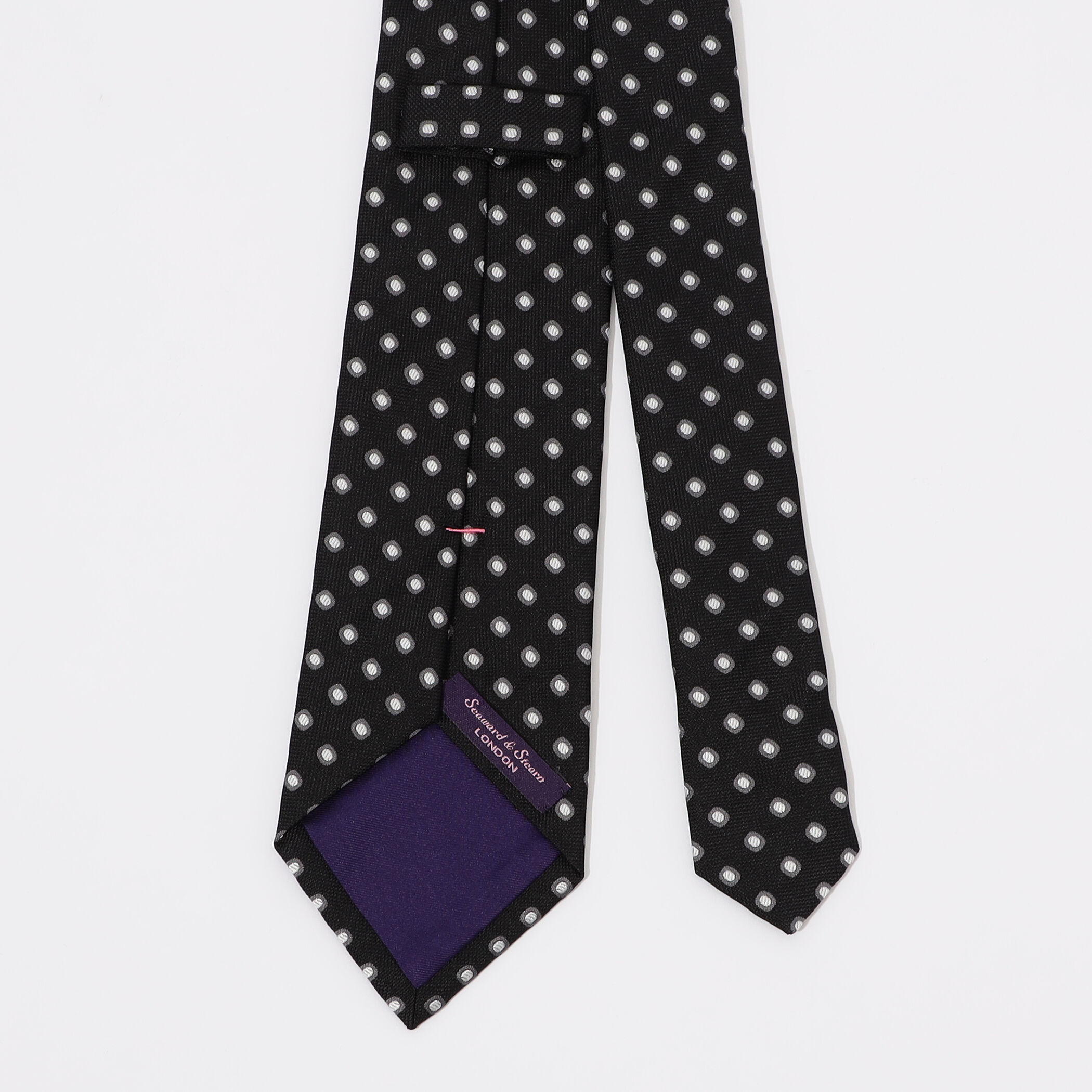 【Seaward & Stearn】ネクタイ【美品】 Seaward ＆ Stearn シルクプリントネクタイ｜トゥモローランド