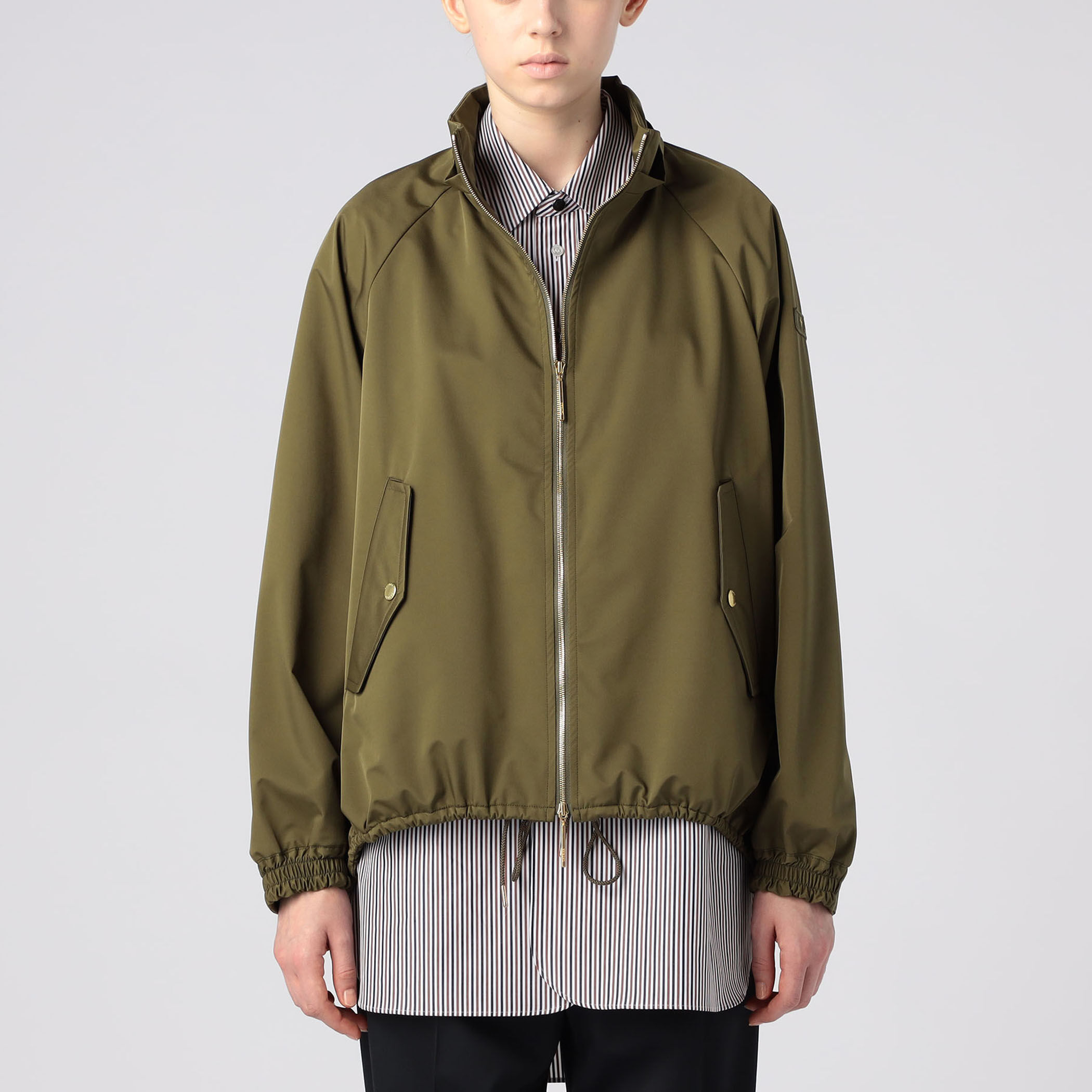 TATRAS フード付き ブルゾン ベージュ TATRAS タトラス ベダ フード付ブルゾン BLACK/BEIGE