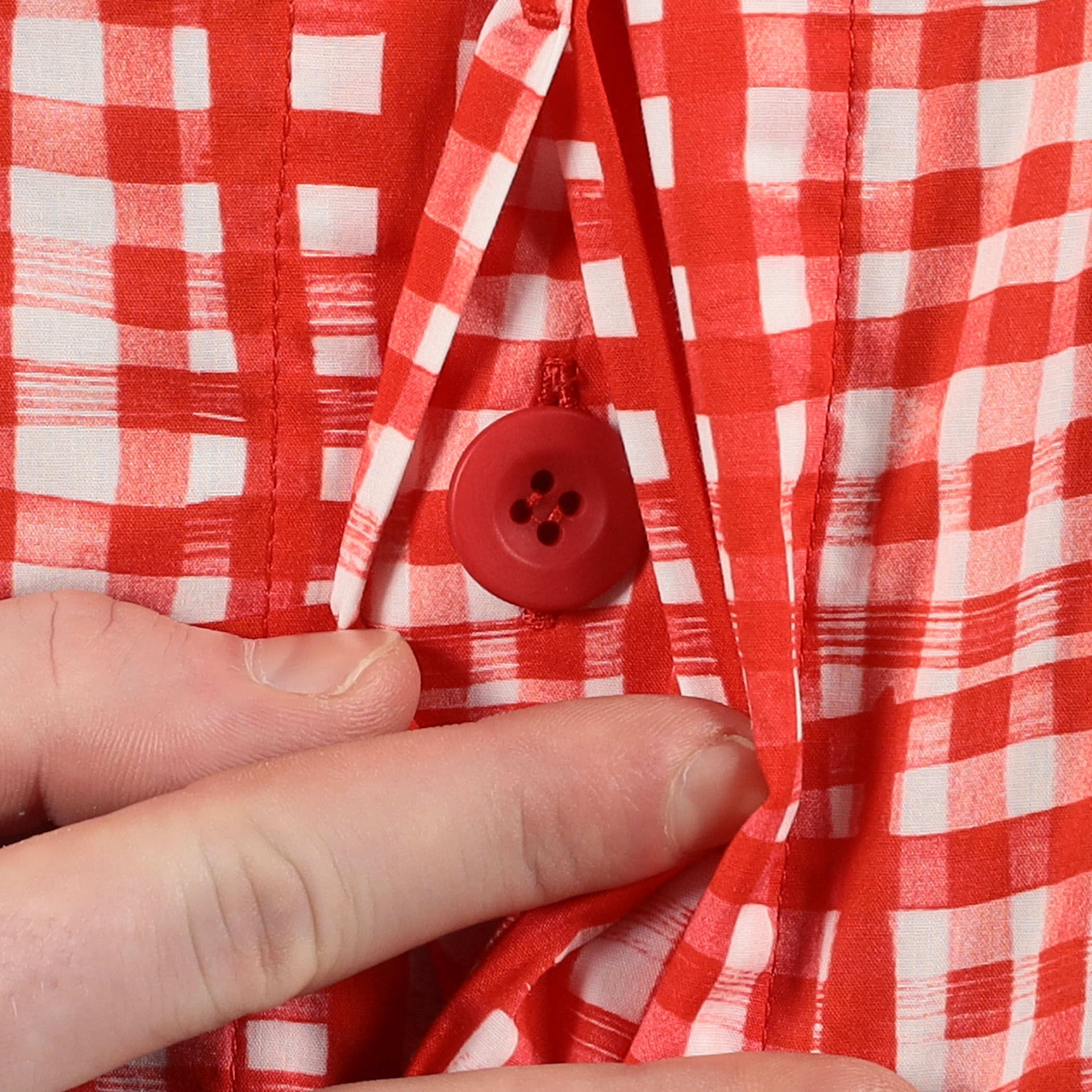 toogood THE LANDSCAPER SHIRT PAINTED CHECK コットンローン シャツ