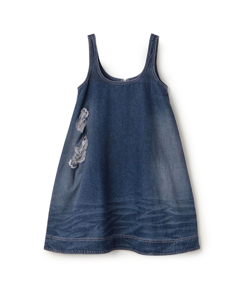 Simone Rocha DENIM MINI DRESS デニム ミニドレス