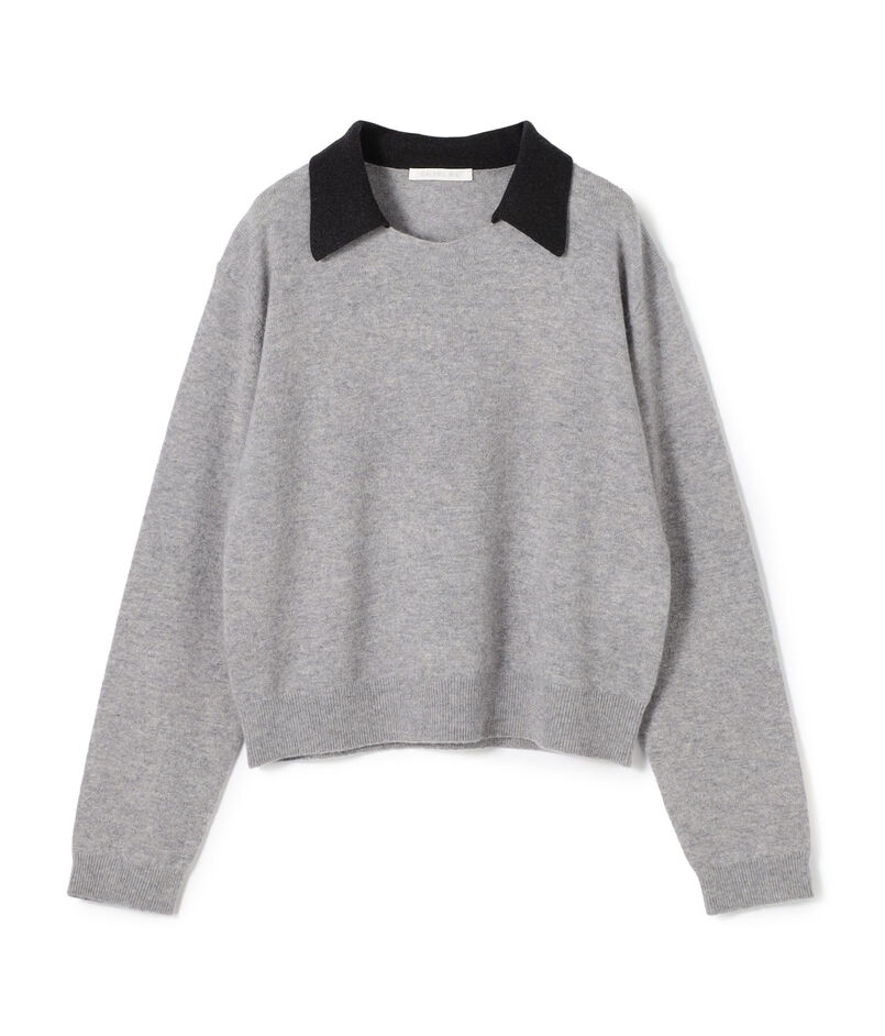 スコットランドカシミヤ クレリックプルオーバー