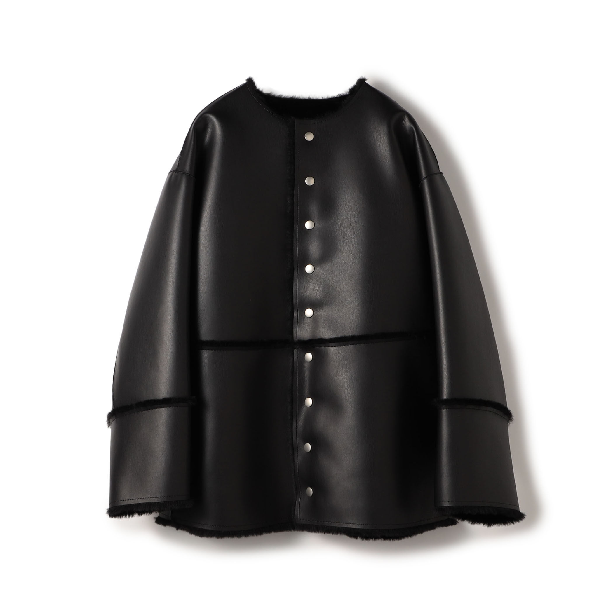 フェイクムートン リバーシブルショートコート｜トゥモローランド 公式通販