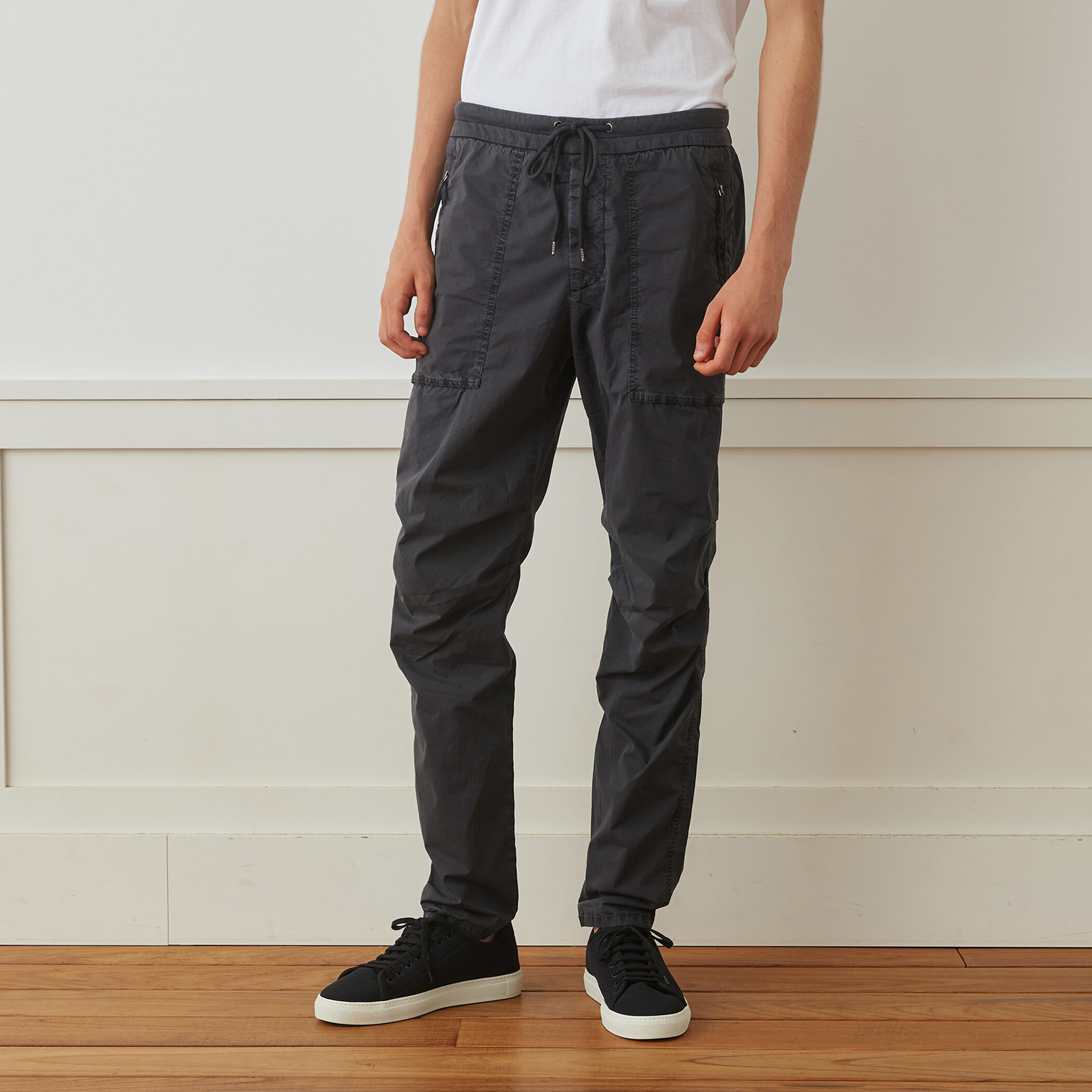 コットンストレッチ ドローストリングパンツ MSPS1333