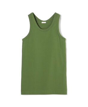 スビンコットン カップ付きアメリカンスリーブタンクトップ