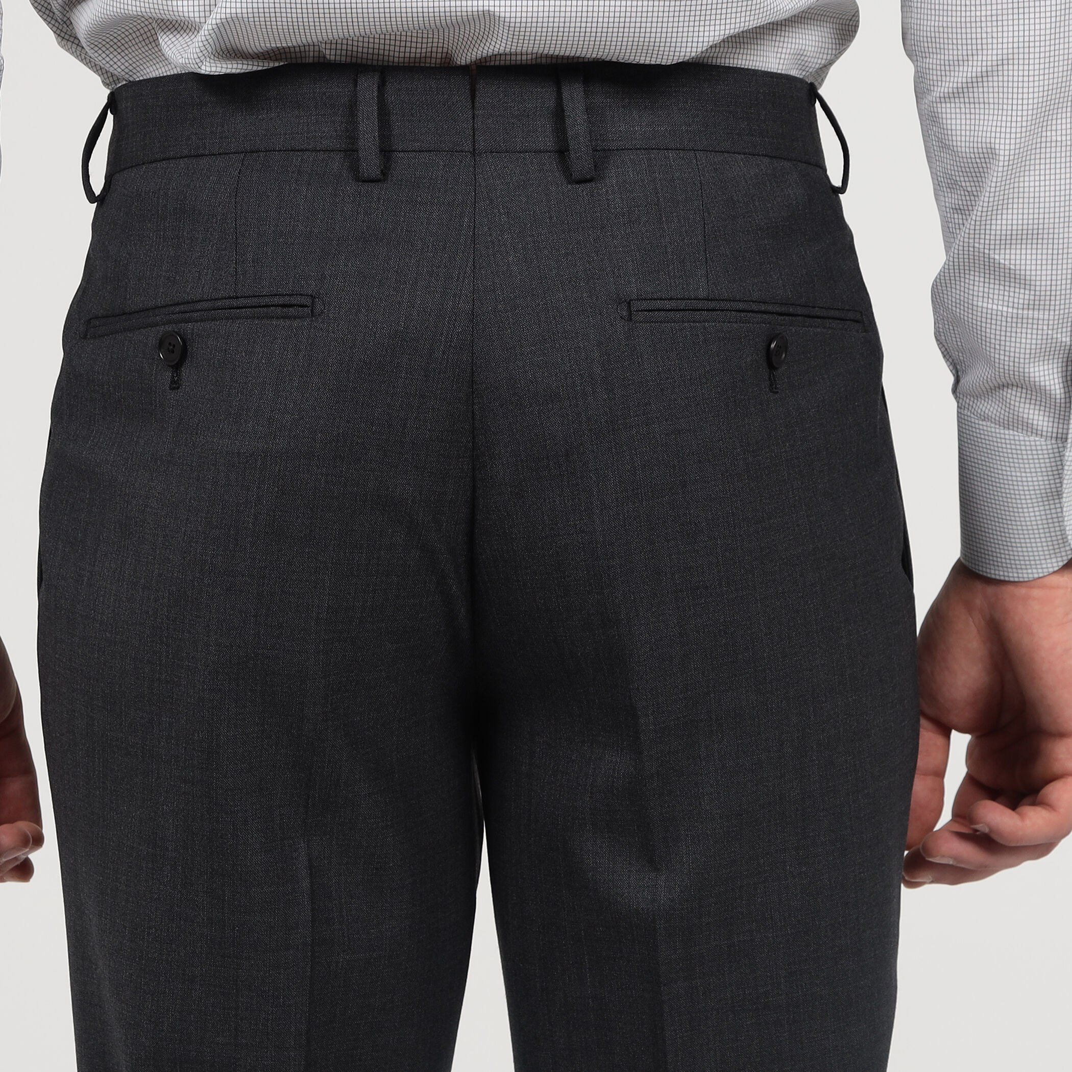 【TOMORROWLAND 】 ウールスラックス セール】ウールポリエステル ノープリーツスラックス