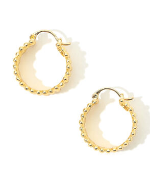 Kenneth Jay Lane Cris Cross Hoops ピアス