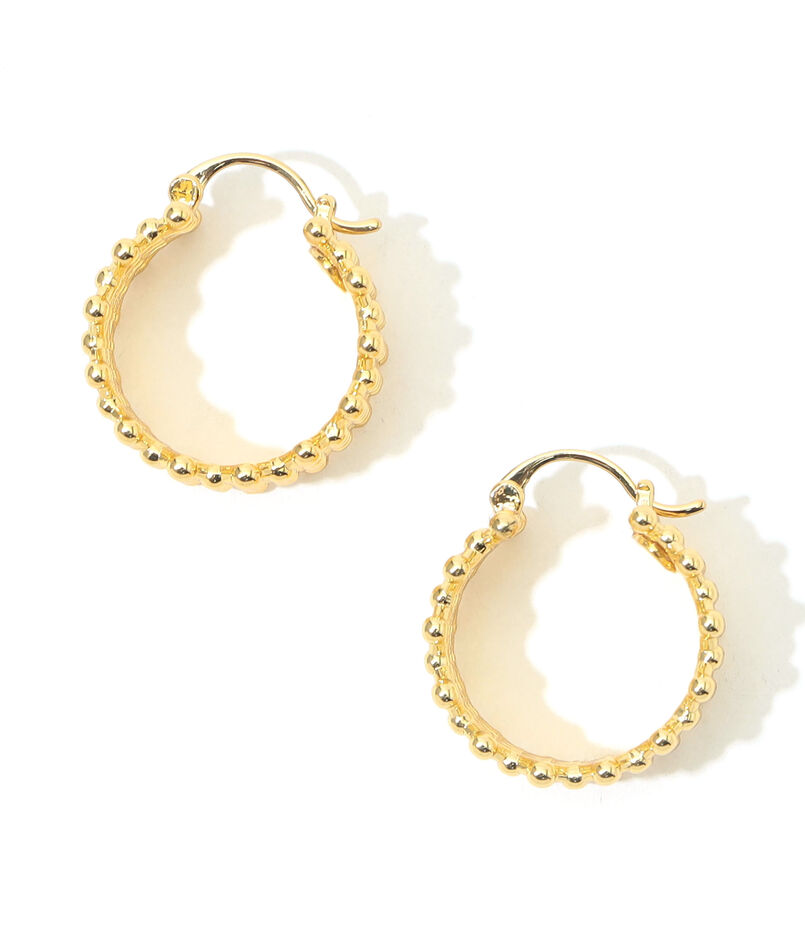 Kenneth Jay Lane Cris Cross Hoops ピアス