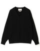 TOMORROWLAND tricot コットンポリエステルプレーティング  Vネックニット